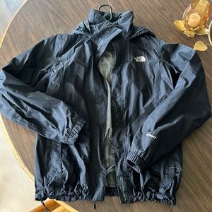 Womens large north face rain coat
